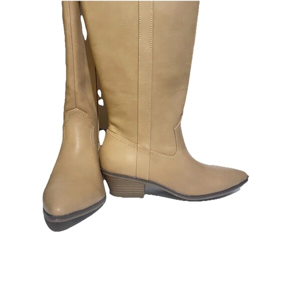 Universal Thread Sommer Tall Tan Cowboy Western Boots Size 8 Cowgirl Boots NEW - Picture 1 of 6